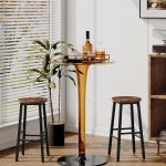 Bar stools, two-piece bar stool set, bar stools with adjustable height, 24.8-inch bar stools. - Image 3